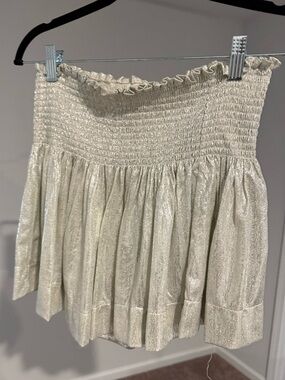 NWOT Silver Queen of Sparkles swing shorts